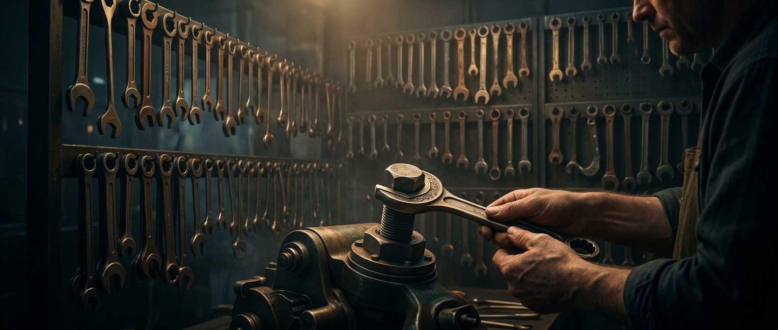 Before standard sizes, every wrench was one of a kind
