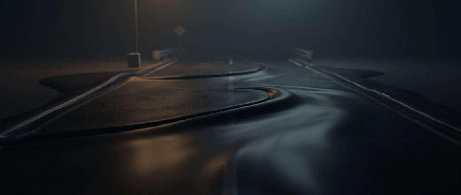 Why asphalt can flow under a parked truck