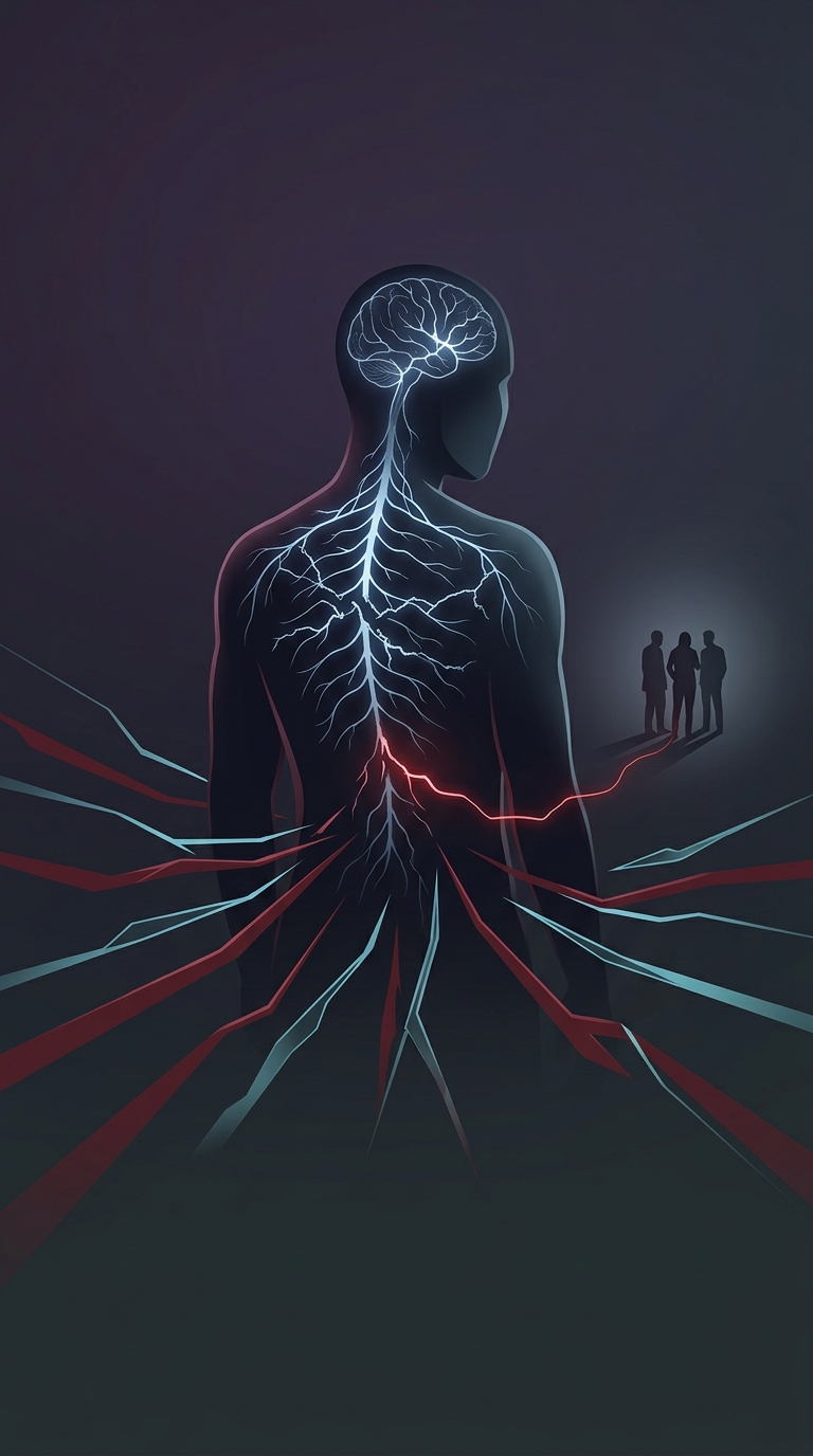 What happens in your nervous system when you get brutally dumped or excluded from a close friend group?