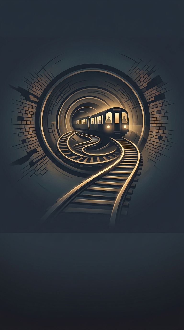 The London Underground tunnels twist and curve wildly, making trips much longer. Why weren't they dug in a straight line?