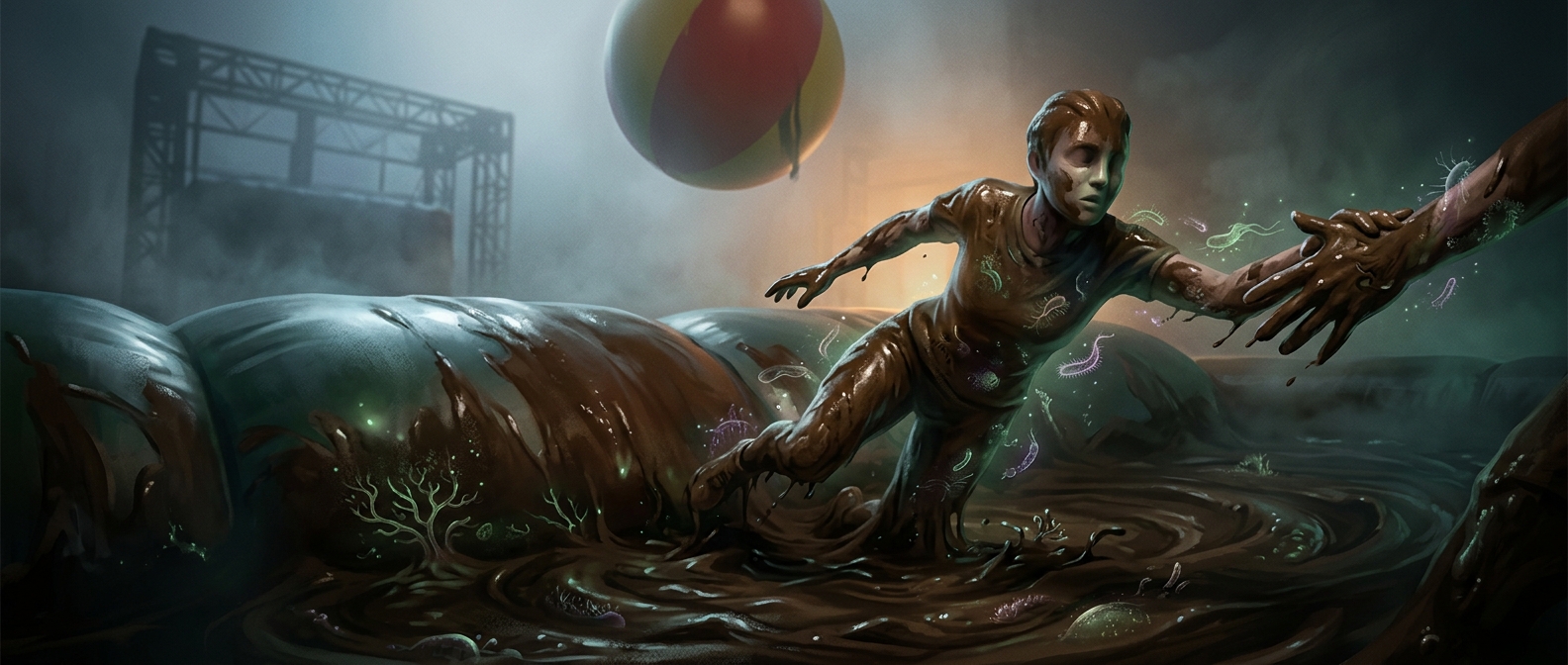 Wipeout’s muddy pools could make contestants sick
