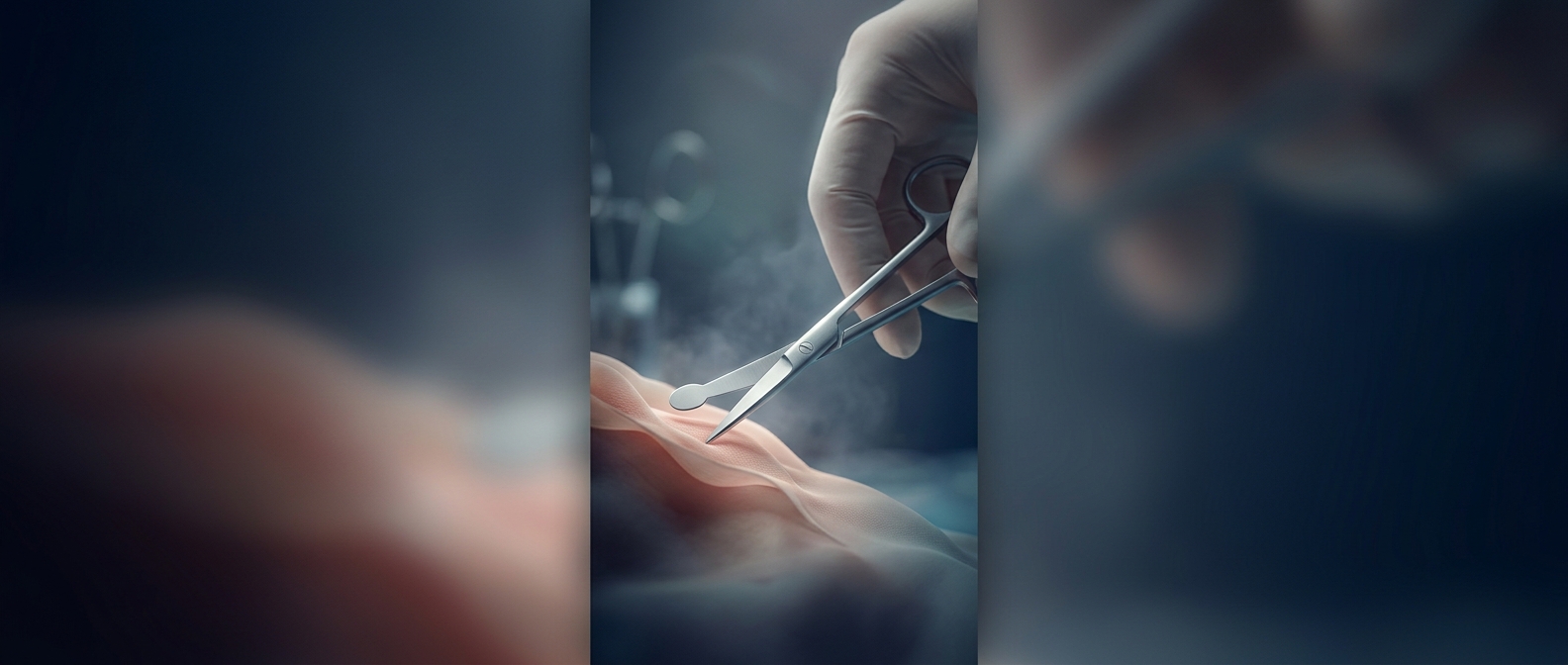 Why trauma shears have a blunt blade
