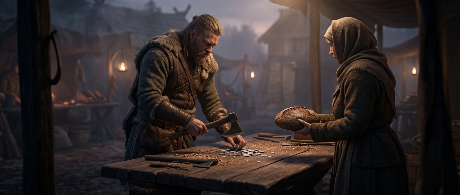 Why Vikings chopped coins into pieces