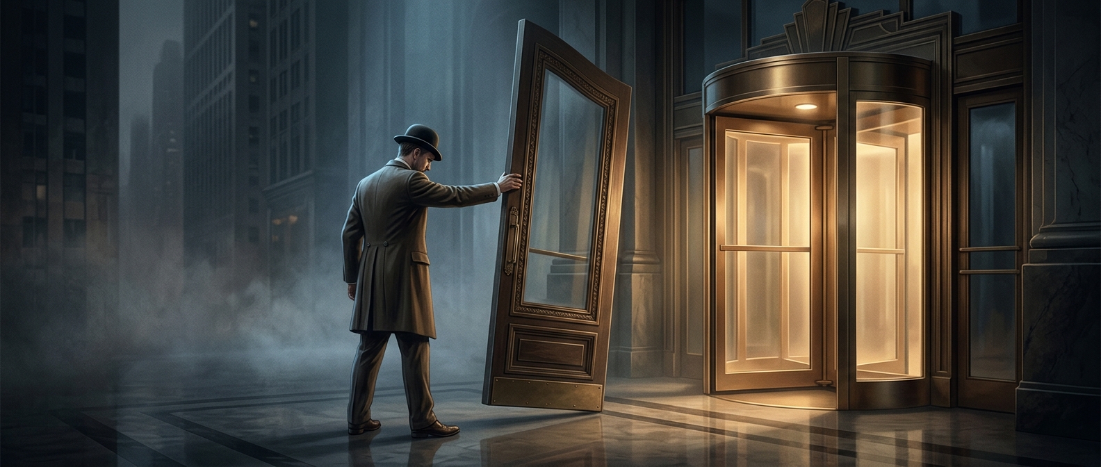 The inventor who hated holding doors open