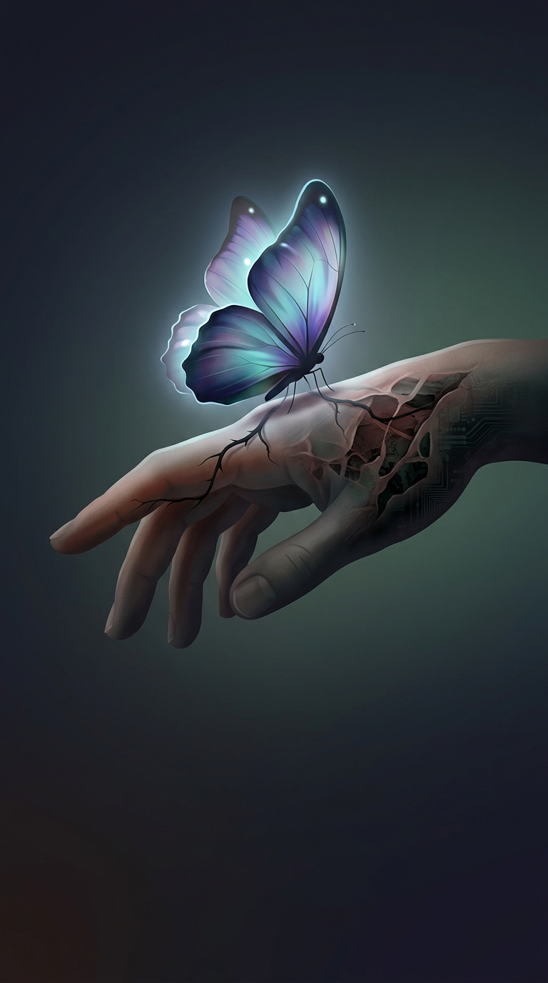 What incredibly dark secret hides behind the delicate beauty of a butterfly landing on you?