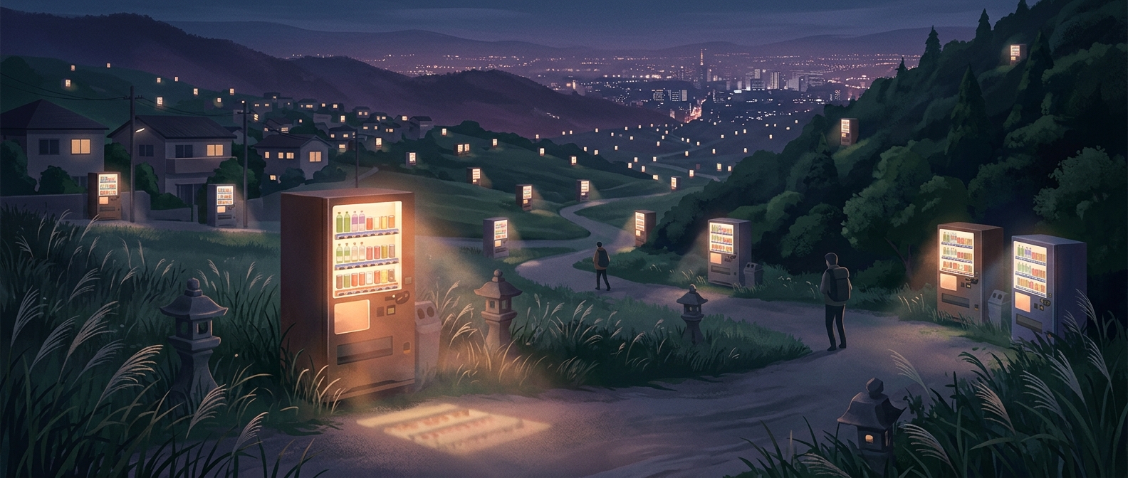 Why Japan seems to have vending machines everywhere