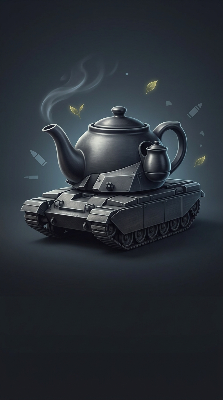 British military engineers specifically mandate that every single armored tank in their armed forces must be equipped with a functional boiling vessel designed strictly for brewing hot tea and heating up field rations.