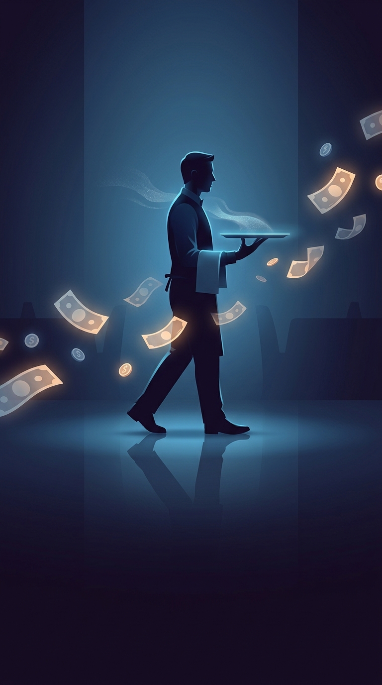 What insanely simple, nearly invisible physical action by a waiter has been scientifically proven to massively increase tips?