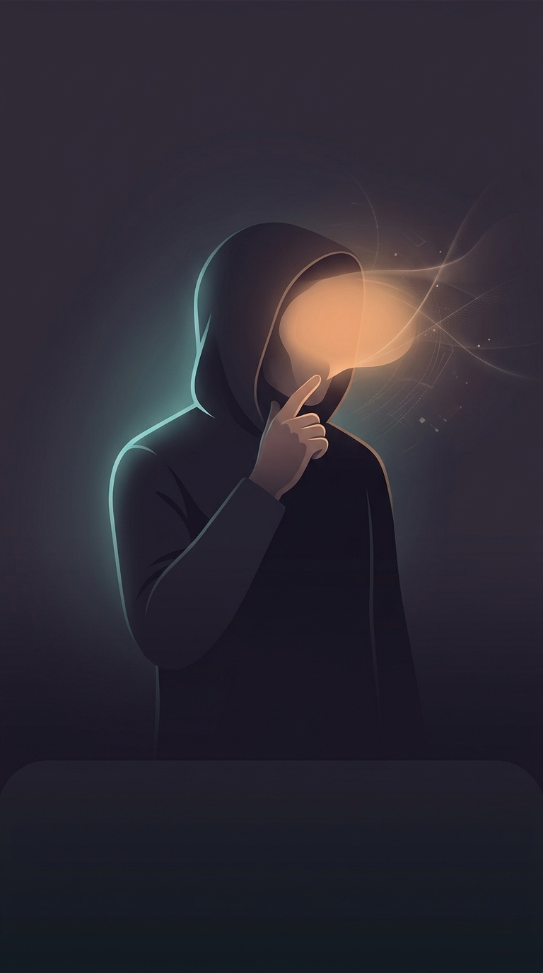 Why do viral TikTok storytellers constantly point at empty spaces around their head while talking?