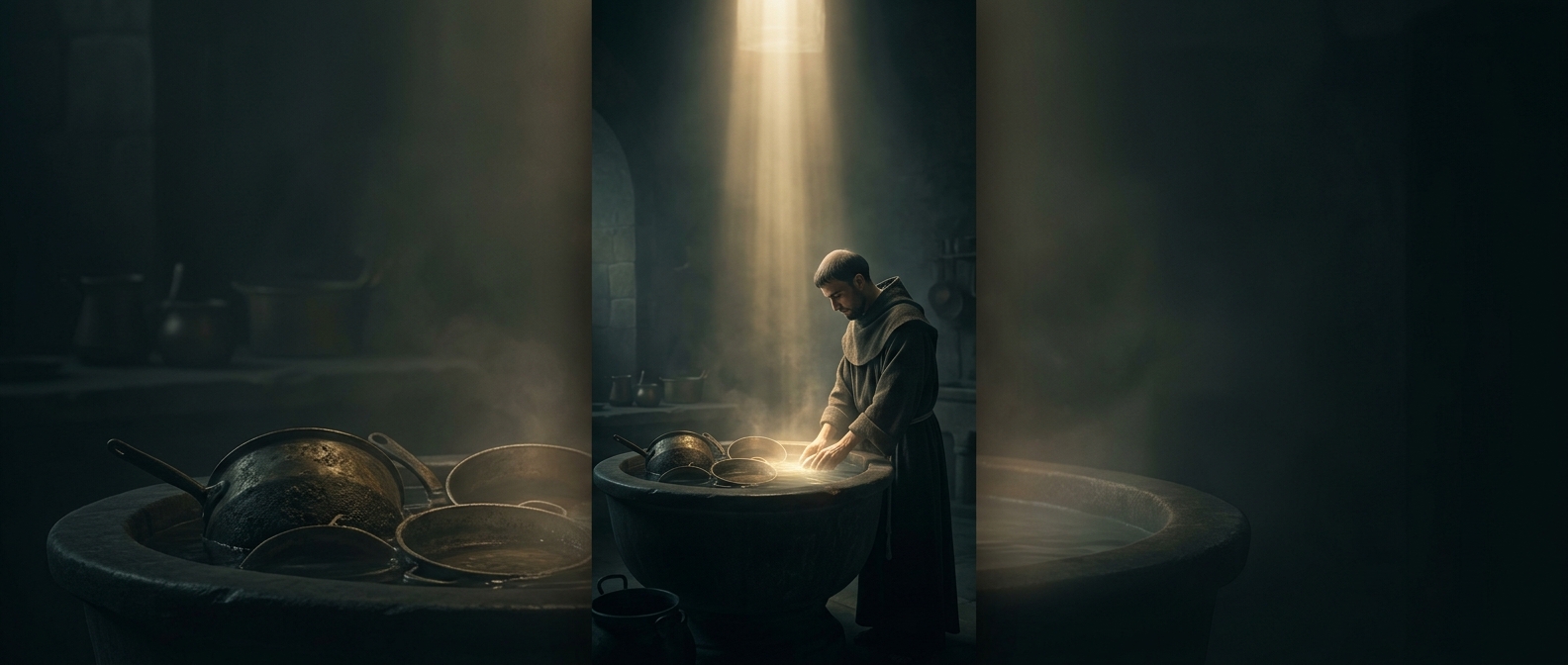 Brother Lawrence found enlightenment by washing dirty pots