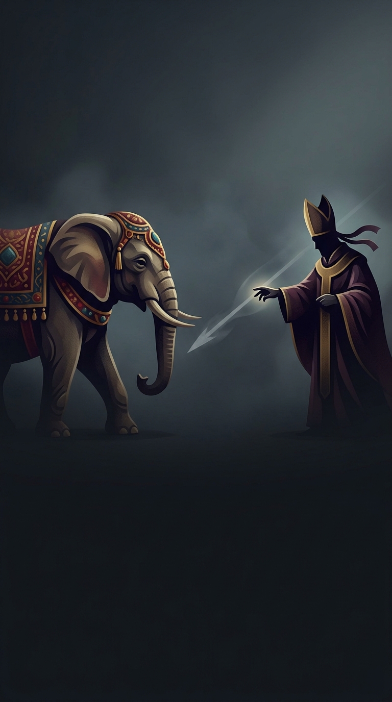Ancient Indian iterations of chess originally featured a war elephant instead of the bishop, which makes vastly more sense from a historical military perspective than an armed…