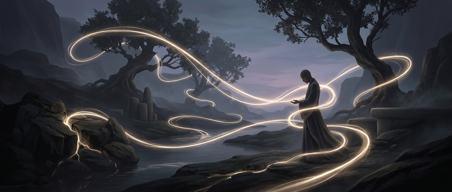Chi is a vital energy flowing through everything