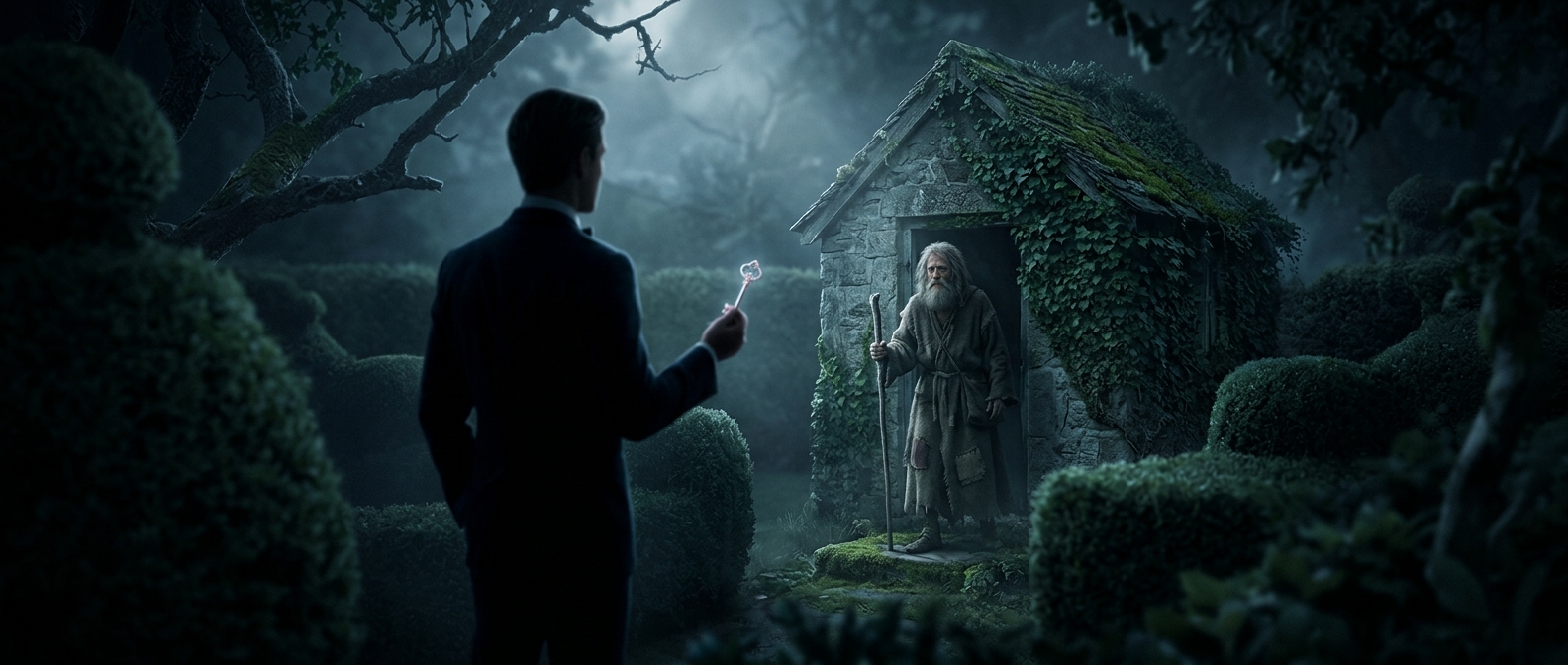 The wealthy once hired people to live as garden hermits