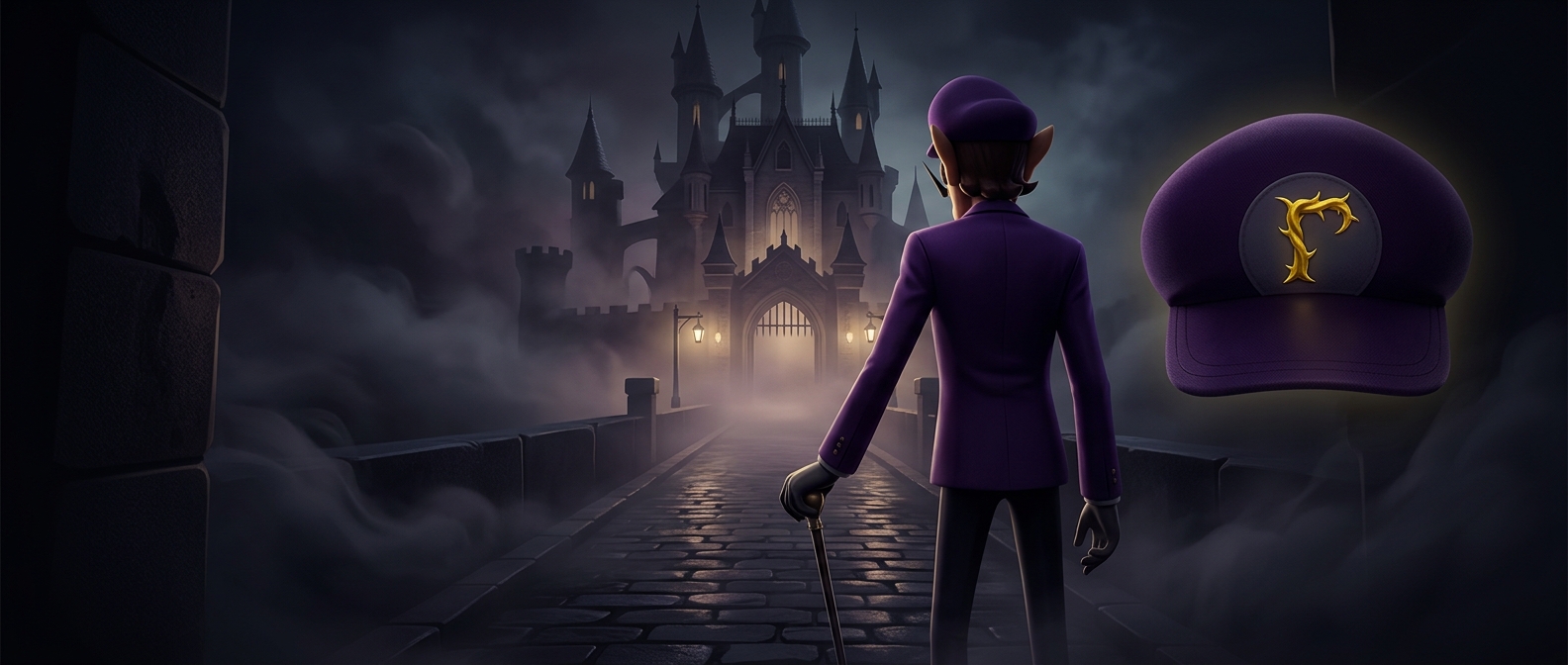 Why Waluigi wears an upside-down L