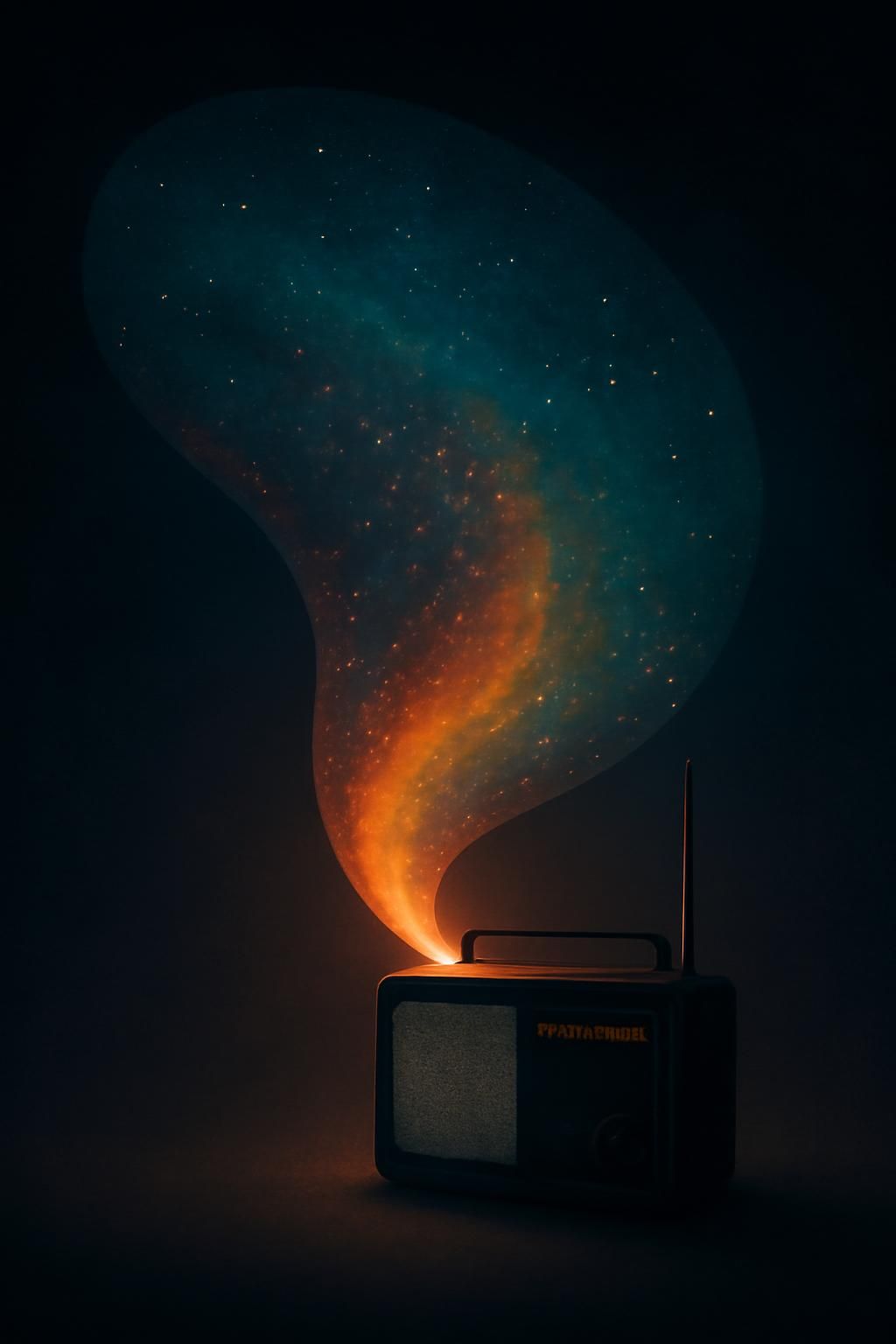 Faint hiss between radio stations is literally the afterglow of creation.