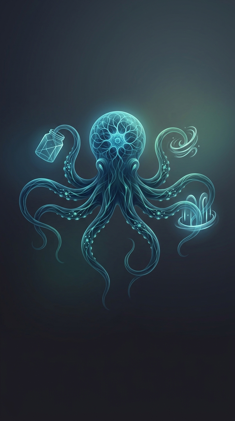 Octopuses possess nine brains, with a central nervous system and a smaller cluster of nerve cells at the base of each of their eight arms.