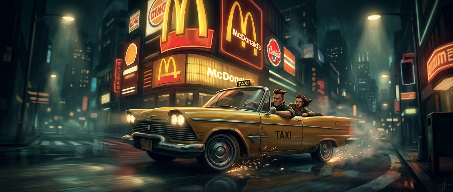 Crazy Taxi использовала реальные закусочные
