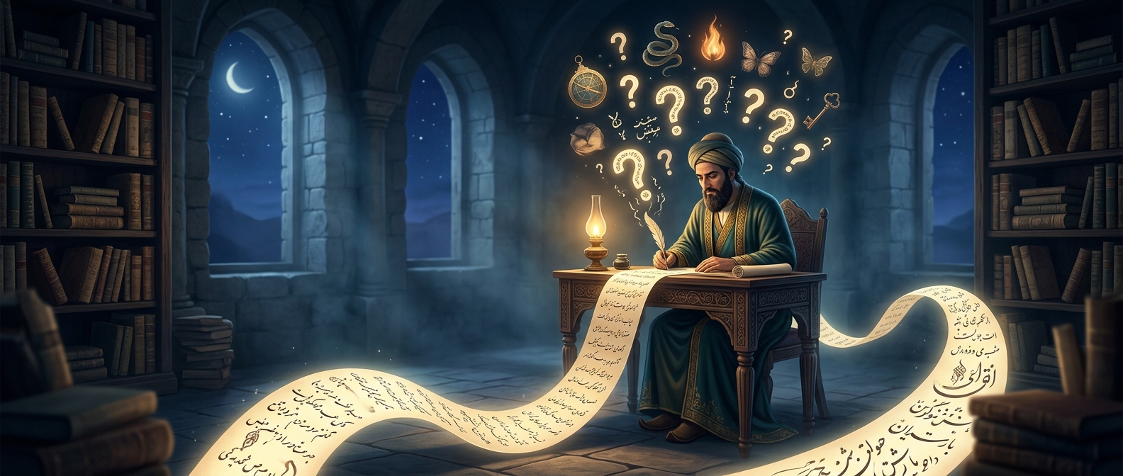 Shabistari wrote an entire poem to answer fifteen questions