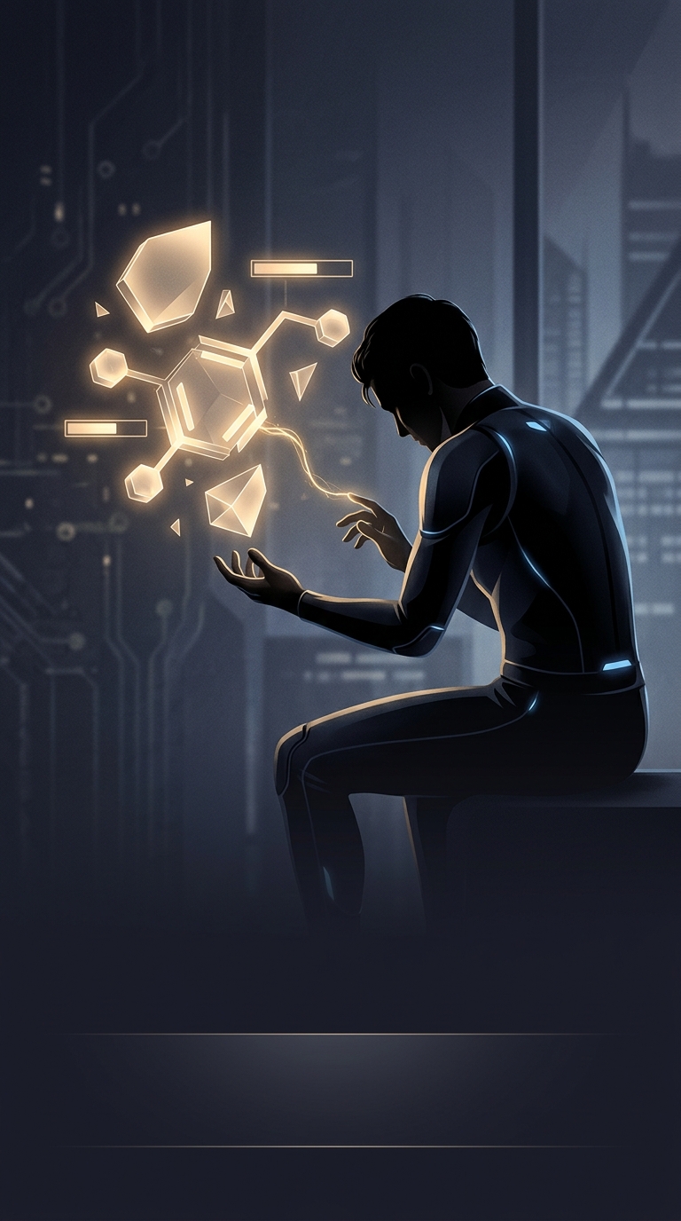 What psychological void do games that essentially 'play themselves' successfully fill for modern adults?