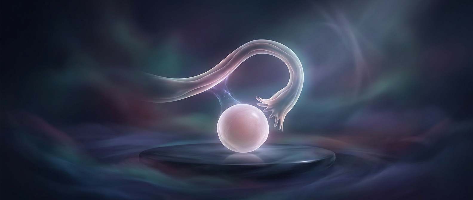 Fallopian tubes do not actually connect to the ovaries