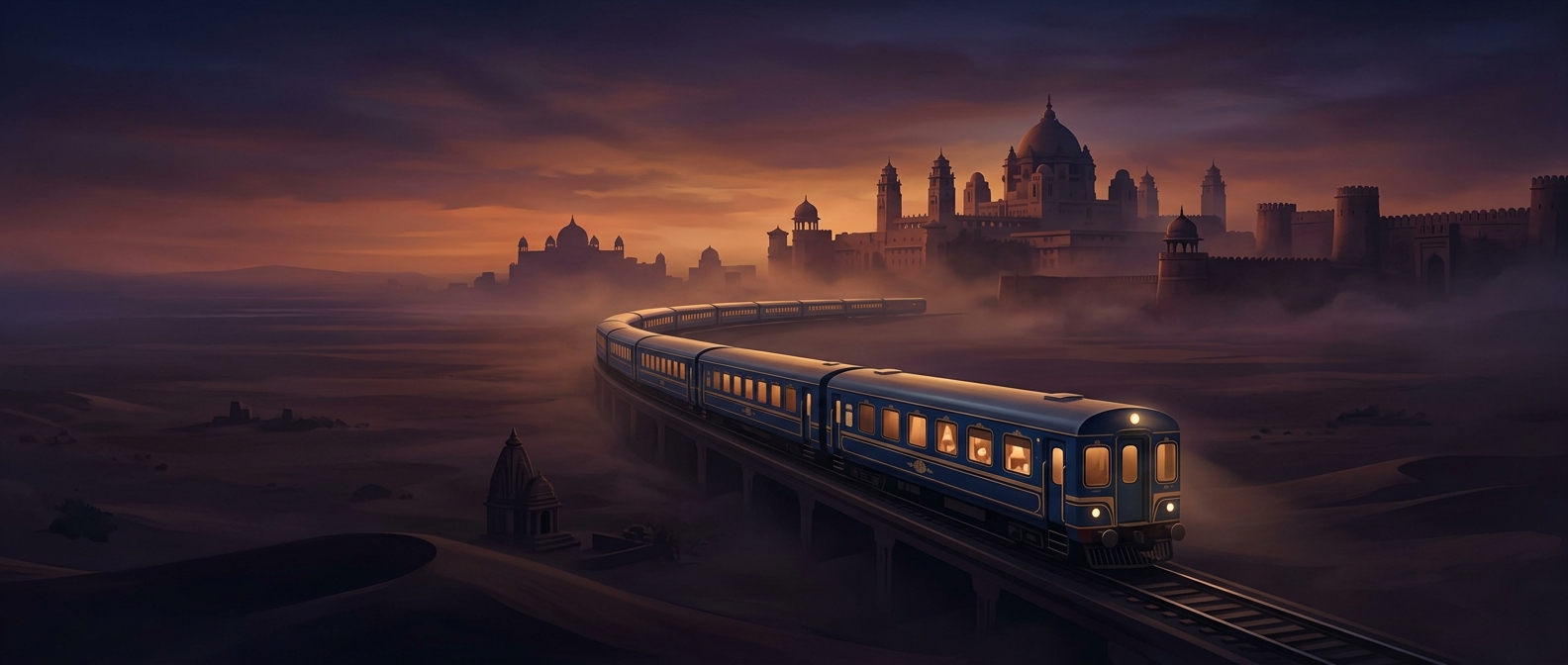 India's Palace on Wheels is a five-star hotel on rails
