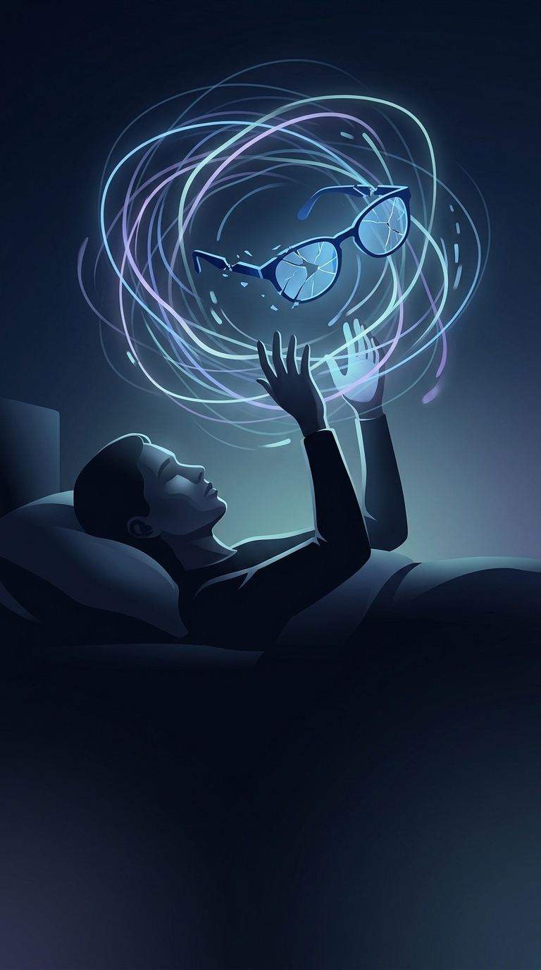 Why did science realize that wearing blue light blocking glasses at night won't actually fix your terrible sleep?