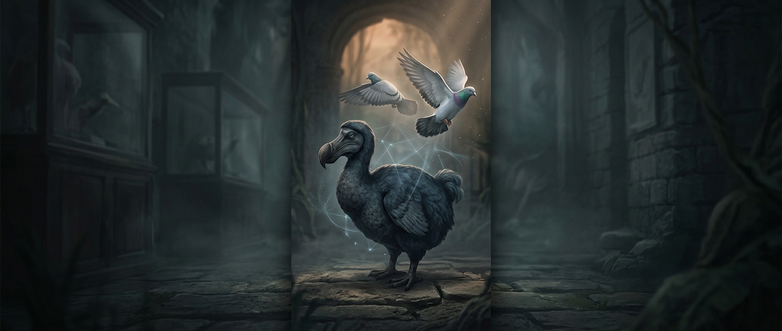 The dodo was basically a giant pigeon