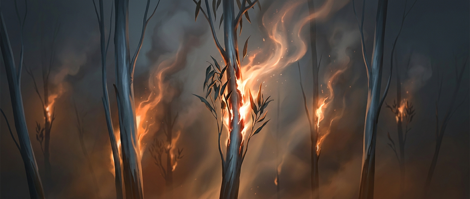 Why eucalyptus trees can burst into flames
