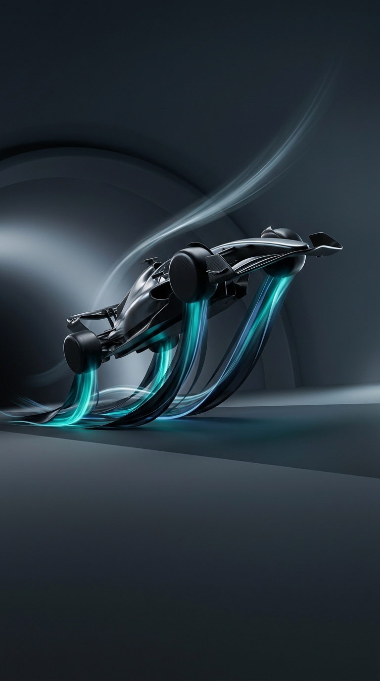 Modern Formula 1 race cars generate so much aerodynamic downforce that theoretically, they could drive completely upside down on the ceiling of a tunnel if going fast enough.