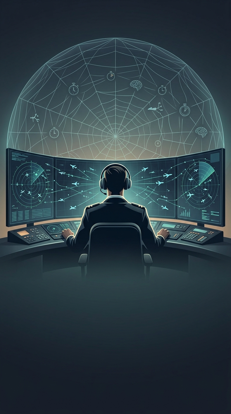 Air traffic controllers have a highly stressful job. To prevent disasters, they are legally mandated to do something.