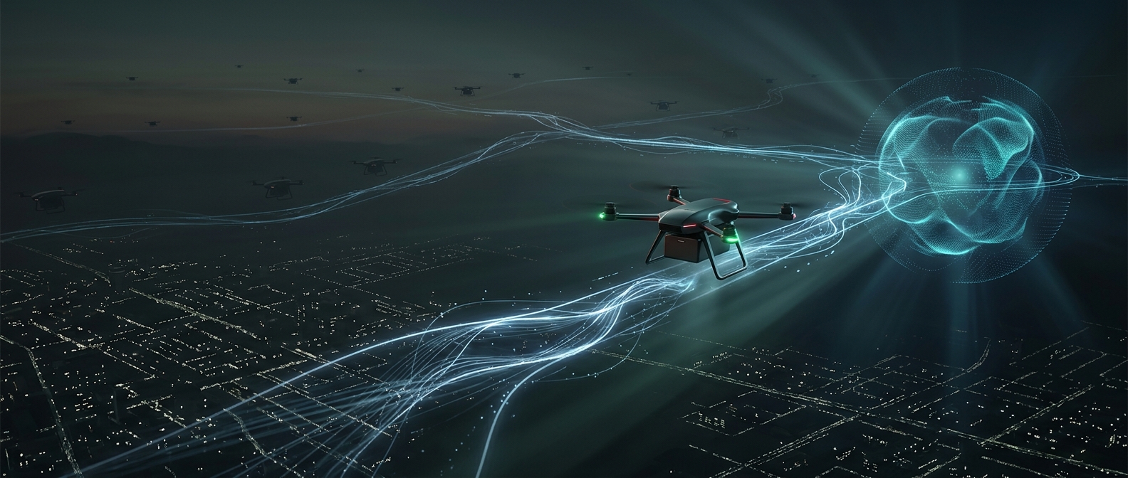 Commercial drones require strictly filed flight plans