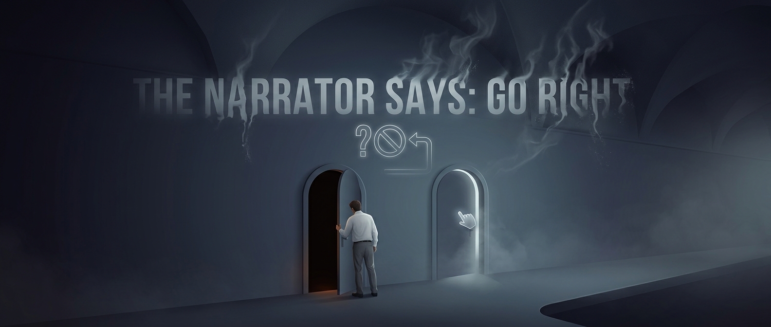 The game that rewards disobeying its narrator