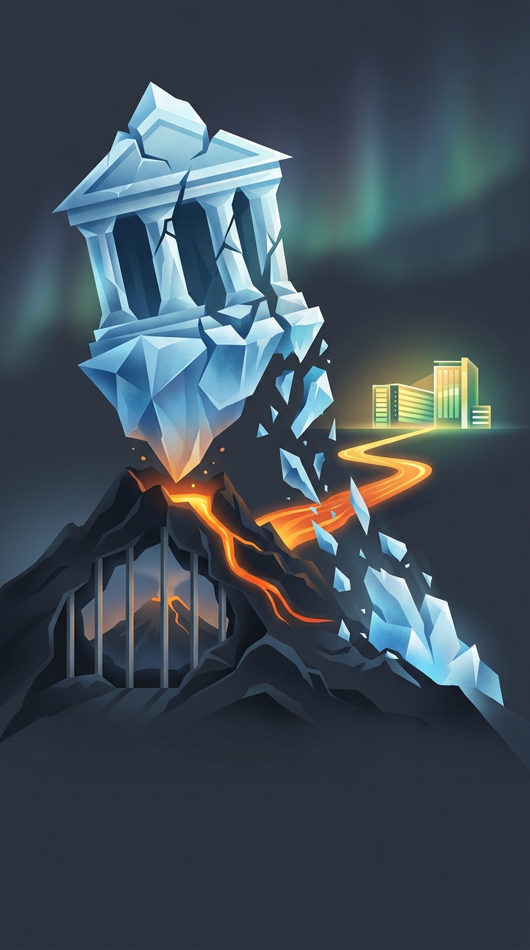 Icelandic banks grew to be ten times the size of the entire nation's gross domestic product before spectacularly collapsing during the 2008 financial crisis.