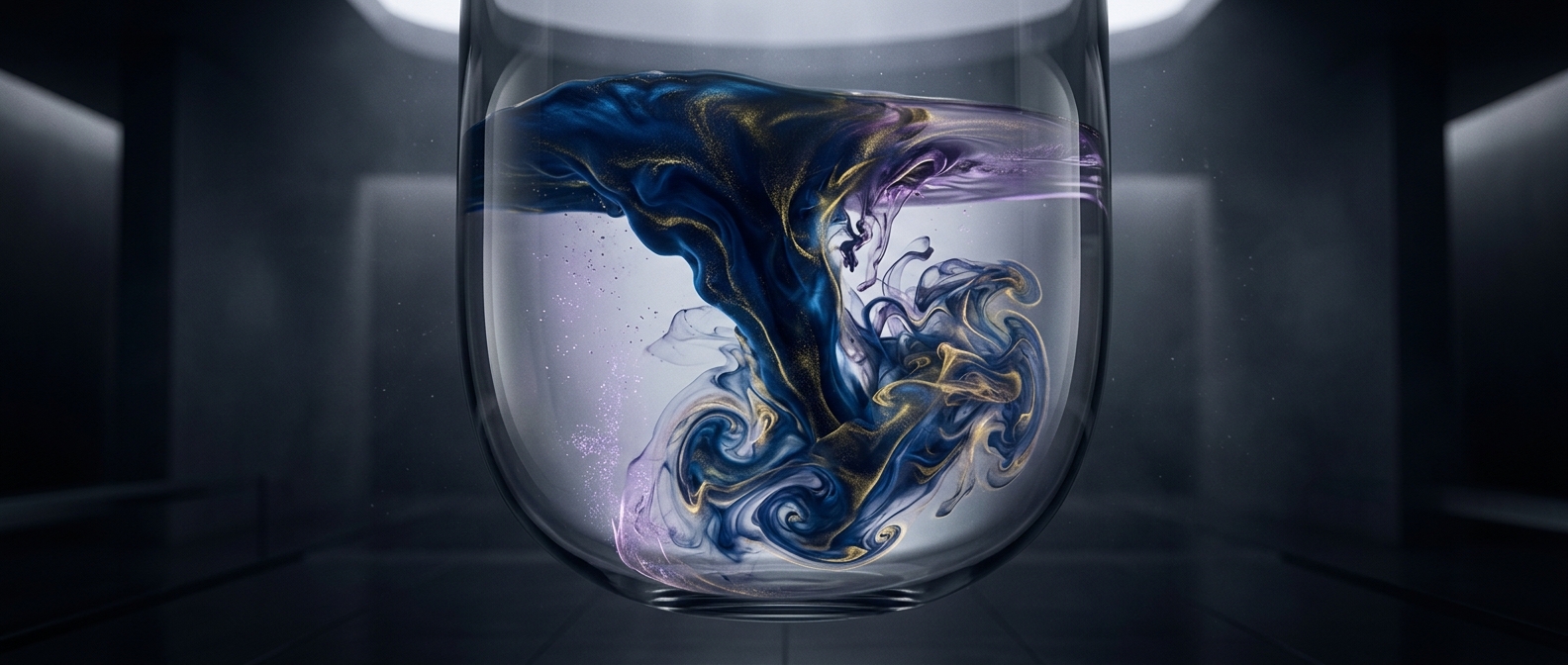 Heavy liquids sinking into light ones cause chaotic mixing