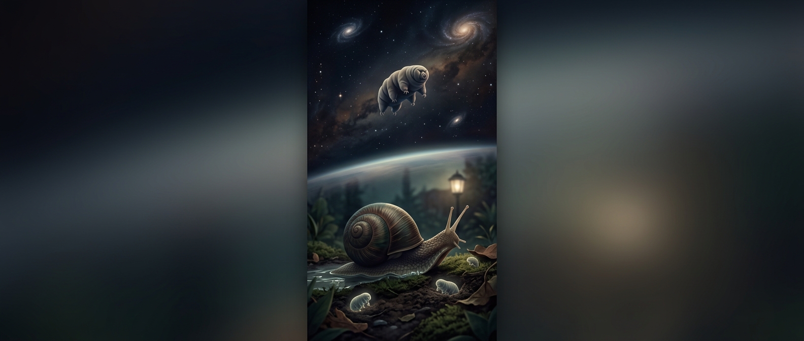 Тихоходки переживают космос, но не садовых улиток