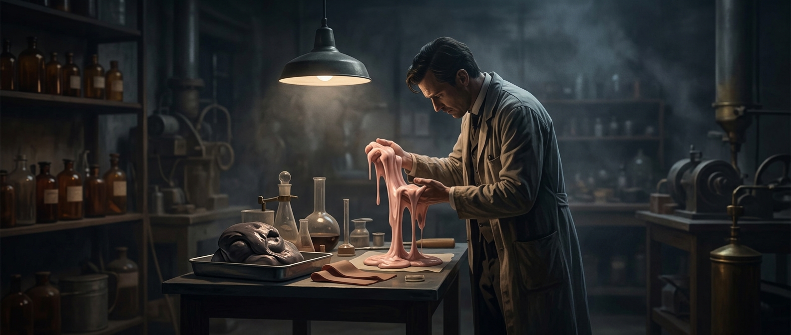 Как провал с заменителем резины стал Silly Putty