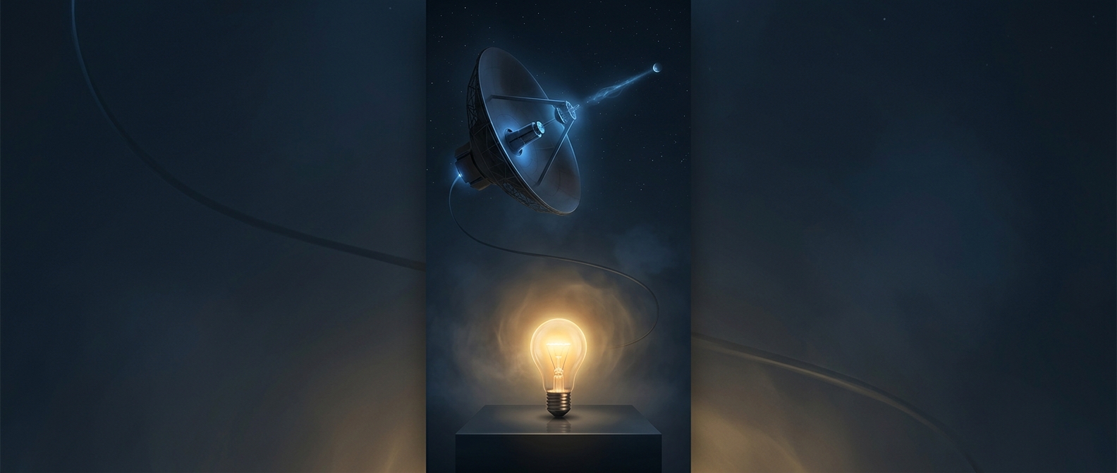 Some spacecraft phone home with just 20 watts