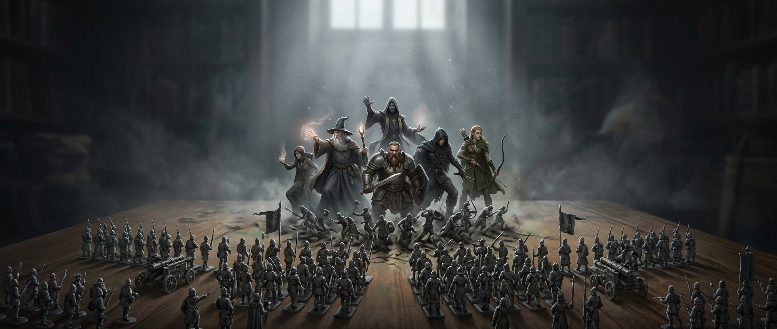 Для игры Dungeons and Dragons требовались миниатюрные солдатики