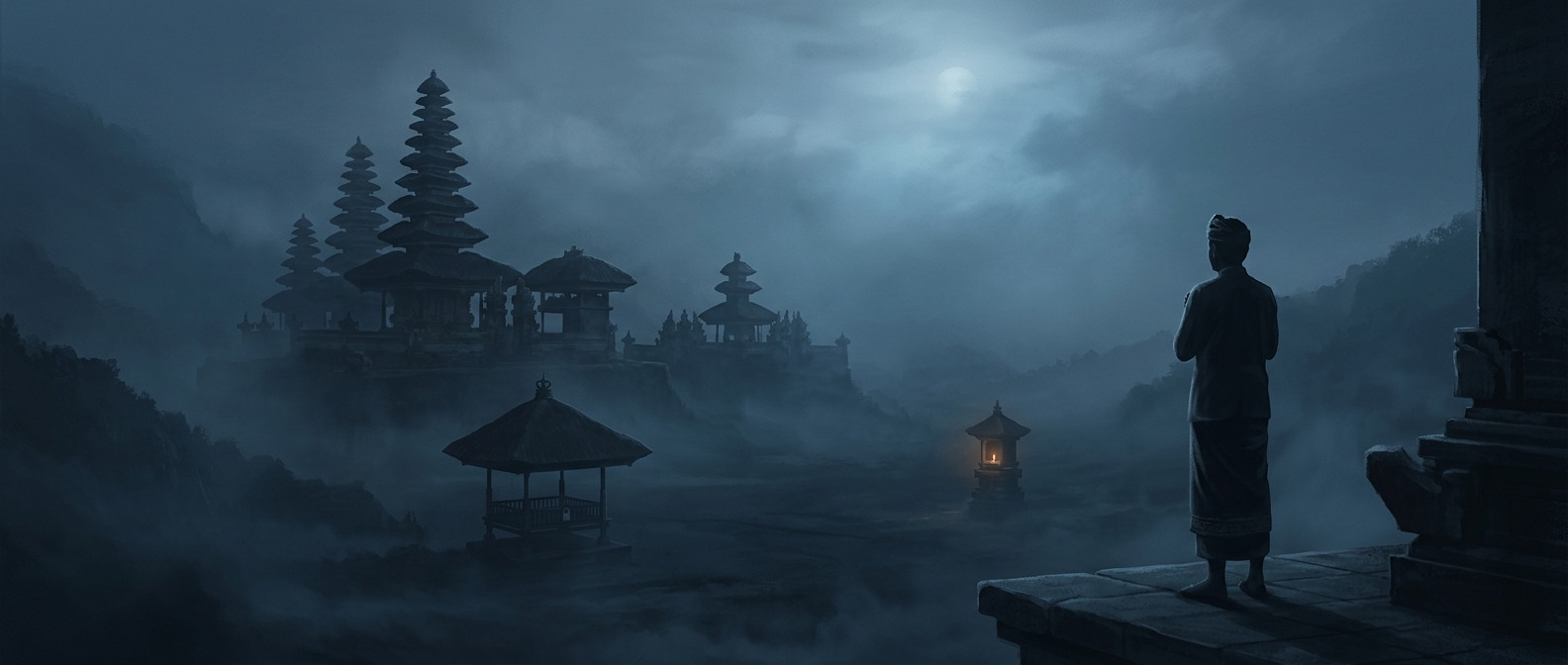 The day Bali falls completely silent