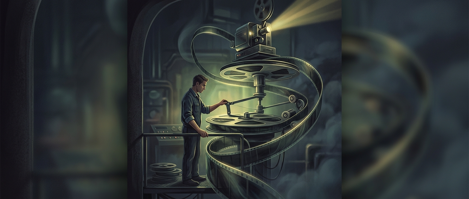 Film platters let one projectionist run an entire screening