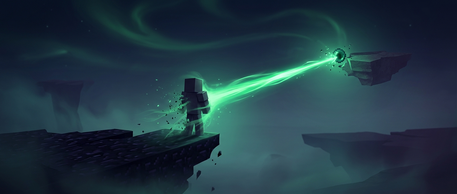 Ender pearls teleport you where they shatter