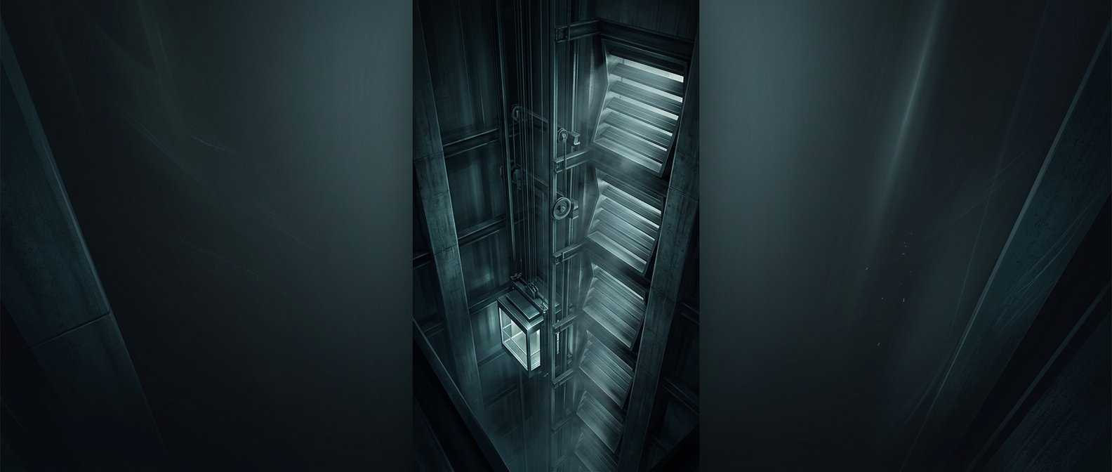 Elevator hoists feature massive ventilation grates