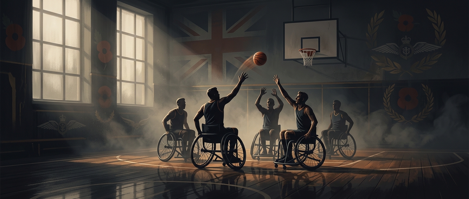The Paralympics began with veterans' wheelchair games