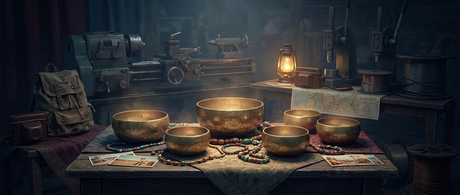 Ancient Tibetan singing bowls were actually invented by clever western tourists in the late twentieth century
