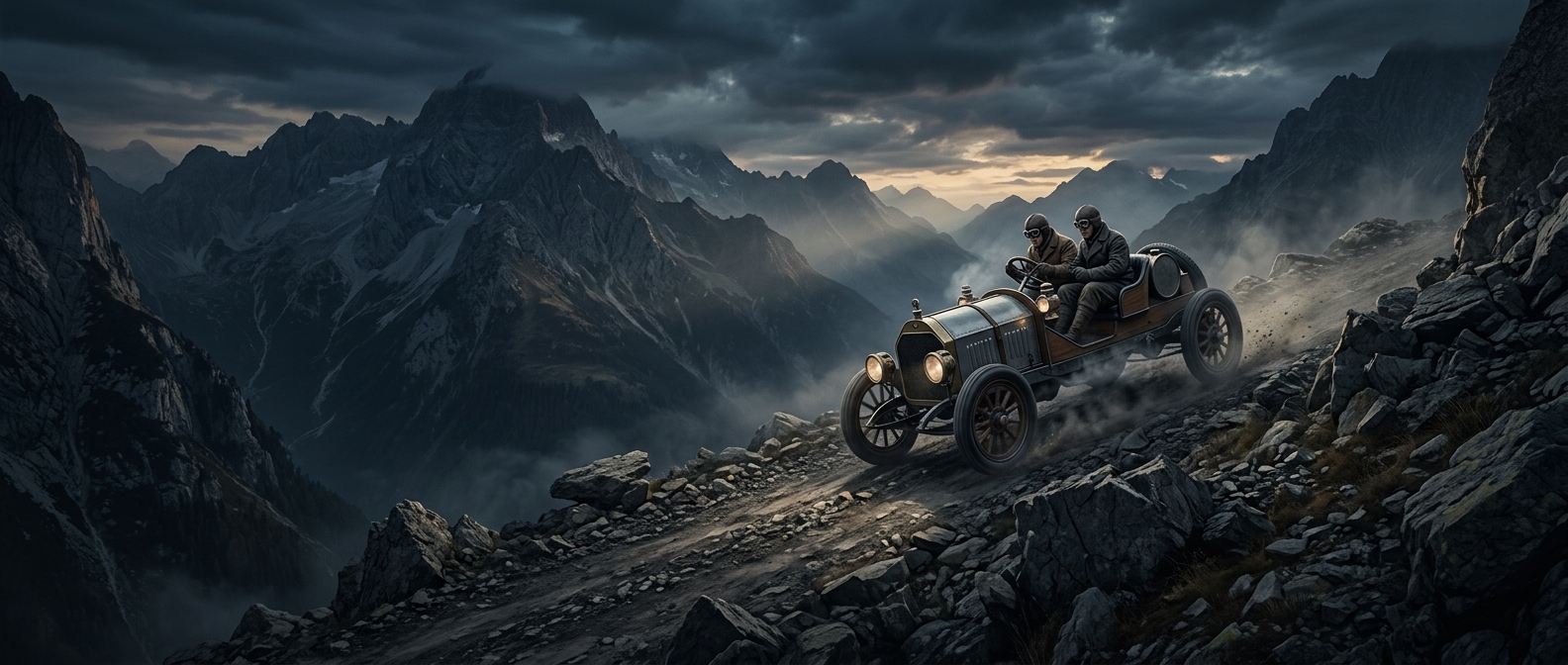 The 10,000-mile car race with no roads