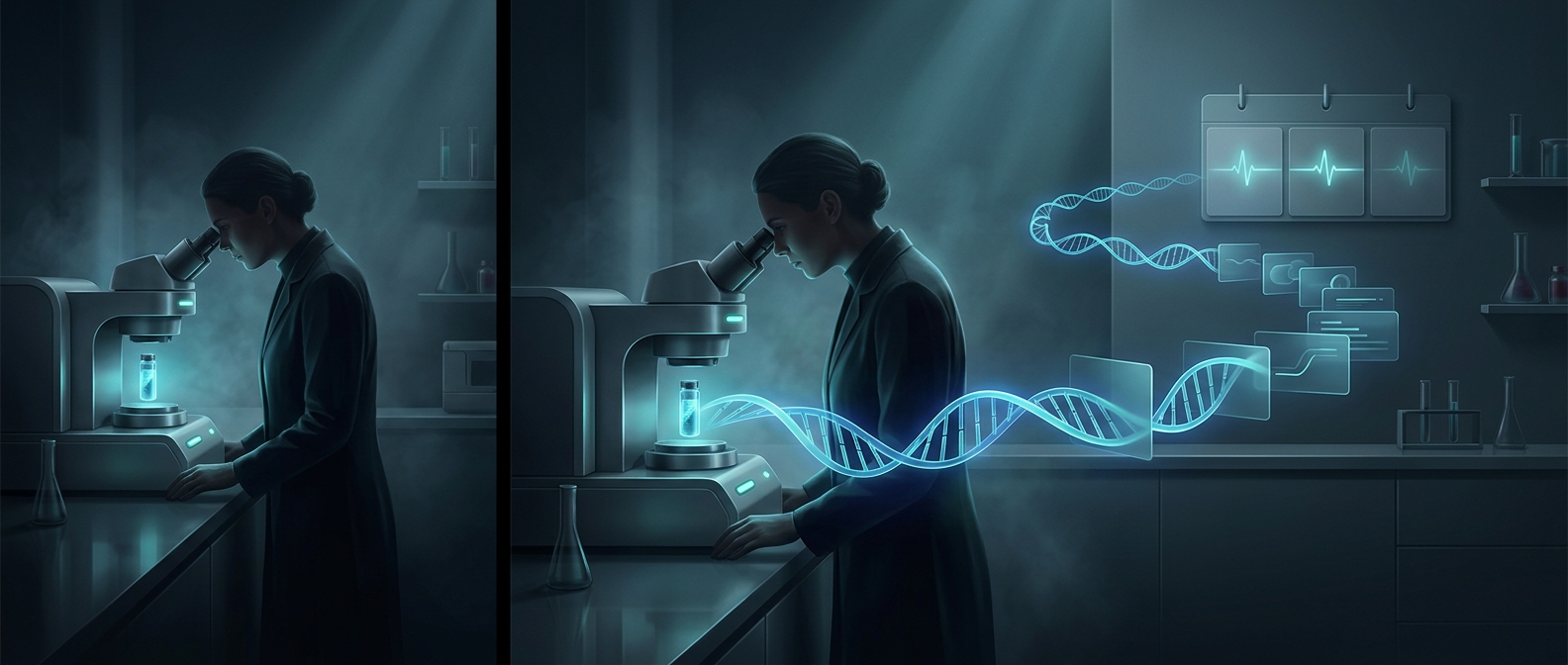 Reading a simple DNA test takes three full business days