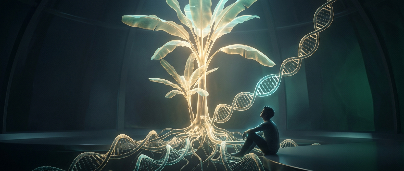 Humans share about half their DNA with bananas