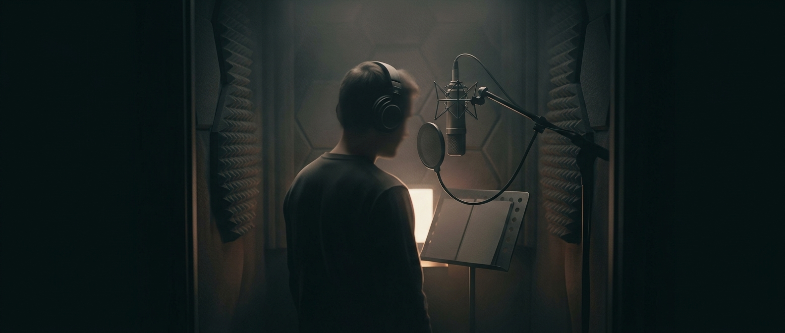 Replacing original actor dialogue in a tiny vocal booth