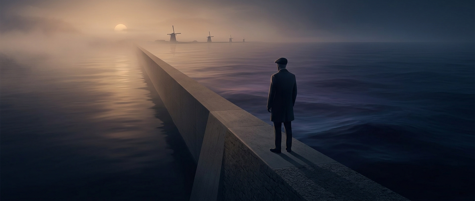 The dam that turned a sea into a lake