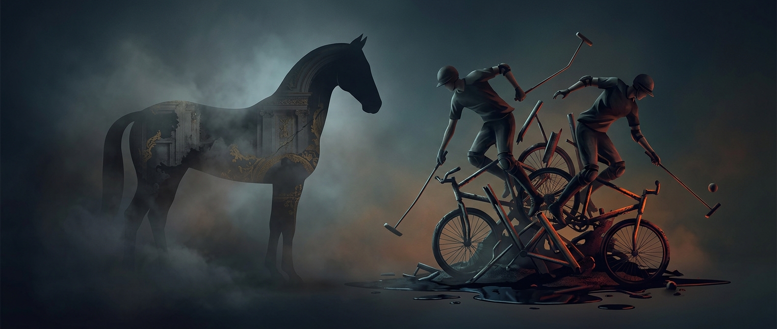 The sport that replaced horses with bicycles
